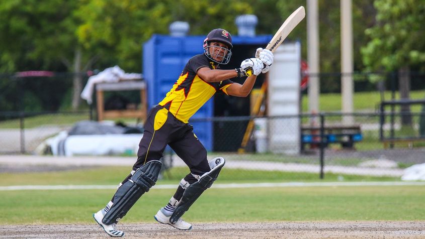 Charles Amini top scored for PNG with 44