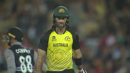 Wicket - Glenn Maxwell - Australia v New-Zealand ICC T20WC 2022