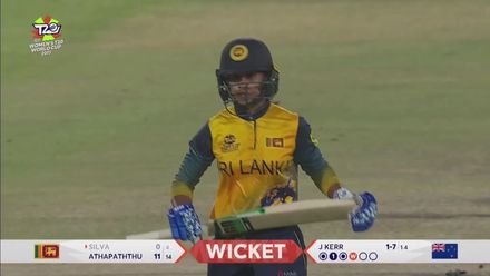 Nilakshi Silva - Wicket - New Zealand vs Sri Lanka