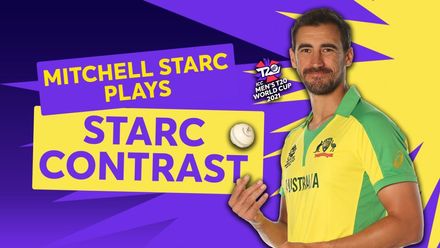 Mitchell Starc plays 'Starc Contrast' | T20 World Cup