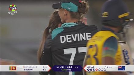 Oshadi Ranasinghe - Wicket - New Zealand vs Sri Lanka