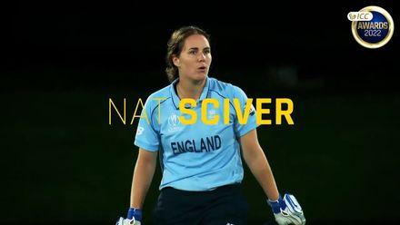 Nat Sciver wins Rachael Heyhoe Flint Trophy for ICC Women’s Cricketer of the Year 2022