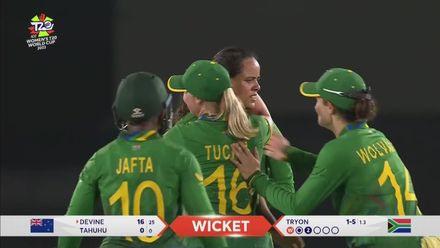 Wicket-Sophie-Devine-South-Africa-Women v New-Zealand-Women ICC T20WC 2023
