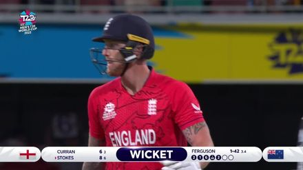 Wicket - Ben Stokes - England v New-Zealand ICC T20WC 2022