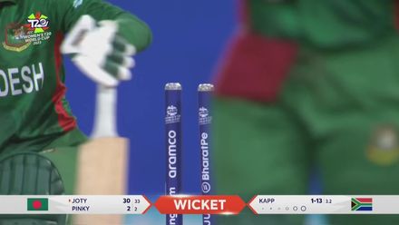 Nigar Sultana Joty - Wicket - South Africa vs Bangladesh