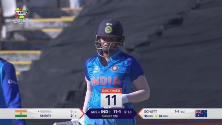 Shafali Verma - Wicket - Australia vs India