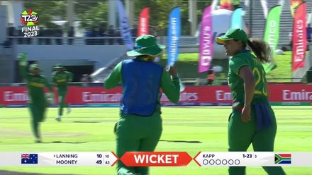 Meg Lanning - Wicket - Australia vs South Africa