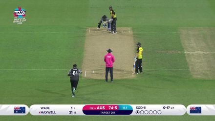 Six - Glenn Maxwell - Australia v New-Zealand ICC T20WC 2022