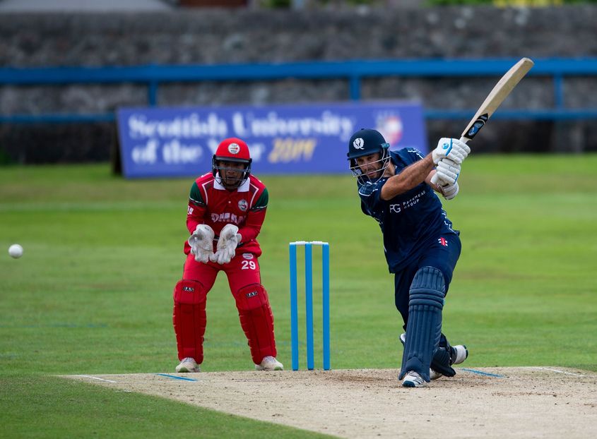 Kyle Coetzer propped up the innings for Scotland