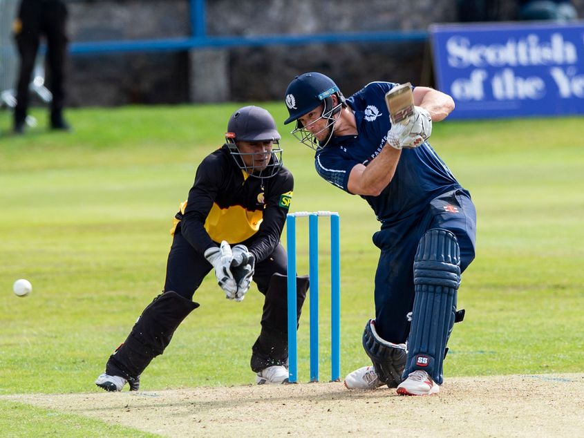 Scotland recovered from early wickets to post 242/7