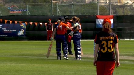ICC Women's T20 World Cup Europe Qualifier: Ger v Ned – Netherland's Sterre Kalis smashes a record 76-ball 126* 