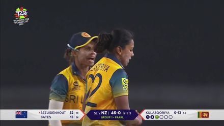 Bernadine Bezuidenhout - Wicket - New Zealand vs Sri Lanka