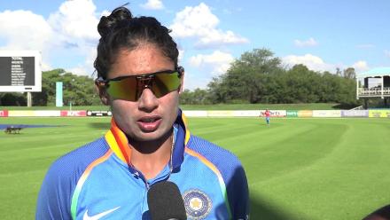 Mithali Raj speaks after the first ODI against South Africa Women