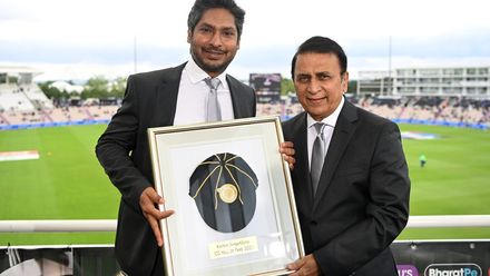 Kumar Sangakkara honoured with commemorative cap | ICC Hall of Fame 2021