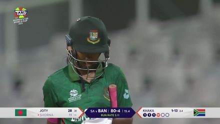 Shorna Akter - Wicket - South Africa vs Bangladesh