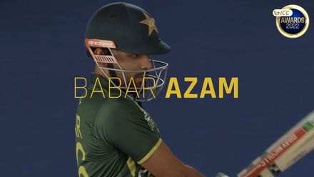 Babar Azam bags Sir Garfield Sobers Trophy for the ICC Men's Cricketer of the Year 2022