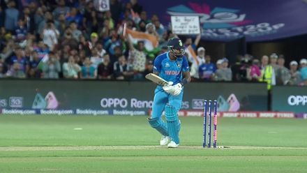 Pandya's brilliant knock ends with hit-wicket dismissal | T20WC 2022