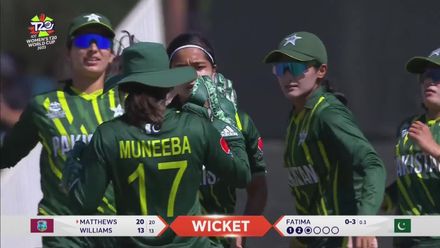 Hayley Matthews - Wicket - Pakistan vs West Indies