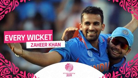 CWC11: Zaheer Khan wickets collection