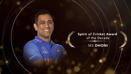 ICC Spirit of Cricket Award of the Decade: MS Dhoni