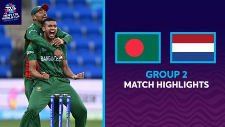 Bangladesh hold off Netherlands for first-ever Super 12 win | Match Highlights | T20WC 2022