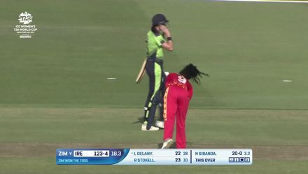 Wicket - Laura Delany - Zimbabwe Women v Ireland
