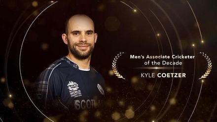 ICC Men’s Associate Cricketer of the Decade: Kyle Coetzer