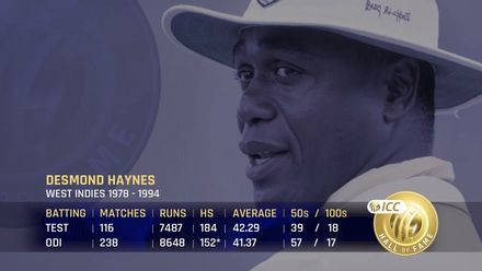 ICC Hall of Fame 2021 | Desmond Haynes
