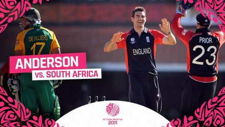 CWC11: Anderson puts England back on track with the key wicket of AB de Villiers