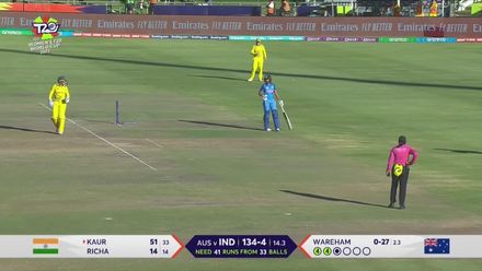 Harmanpreet Kaur - Wicket - Australia vs India