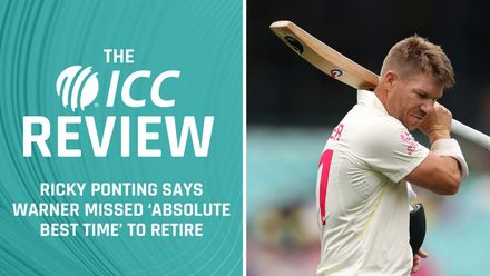 Ricky Ponting believes David Warner missed the best time to retire | The ICC Review