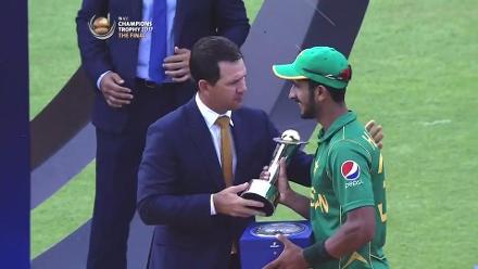 #CT17 Final - Pak v Ind: Player Of The Tournament - Hassan Ali