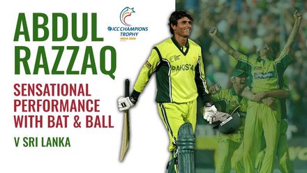 Abdul Razzaq tears through Sri Lanka with bat and ball | ICC Champions Trophy 2006