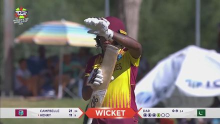 Chinelle Henry - Wicket - Pakistan vs West Indies