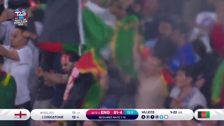 Wicket - Dawid Malan - England v Afghanistan ICC T20WC 2022
