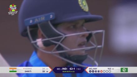 Shafali Verma - Wicket - India vs Ireland