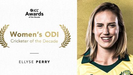 Ellyse Perry is the ICC Women's ODI Cricket of the Decade