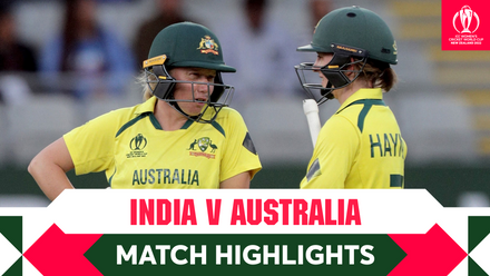 M18 Match Highlights: India v Australia