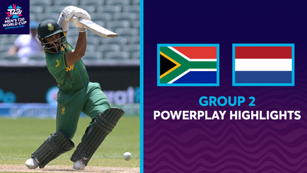 South Africa lose crucial wickets to start chase of Netherlands target | Powerplay Highlights | T20WC 2022