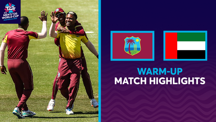 King leads way for West Indies as UAE's Siddique claims 5/13 | Match Highlights | T20WC 2022 Warm-Up