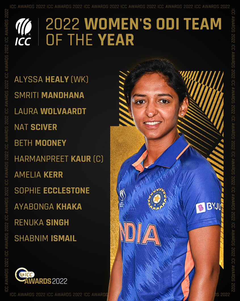 Presenting the ICC Women's ODI Team of the Year 2022